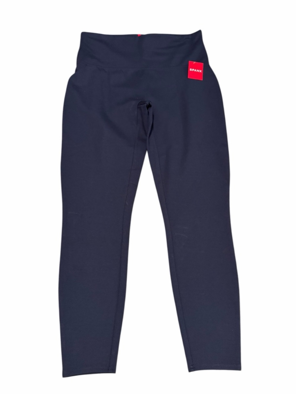 NWT Spanx Classic Navy Ponte Ankle Leggings | Size Large